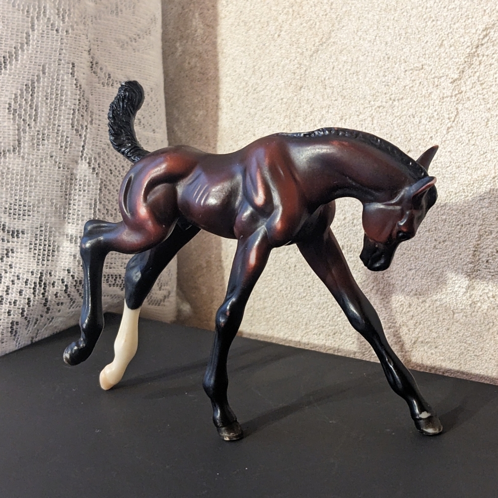 Breyer Frolicking Foal 62003 American Quarter Horse Dark Bay